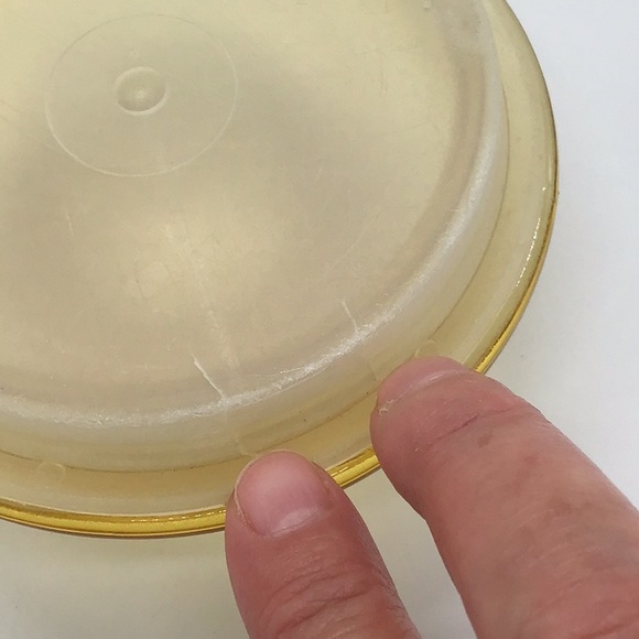 Vintage LE Smith Amber Glass Canister - Picture 6 of 6